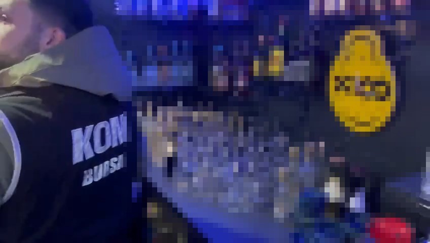 Yılbaşı &ouml;ncesi, Bursa polisinden eş zamanlı sahte alkol denetimi
