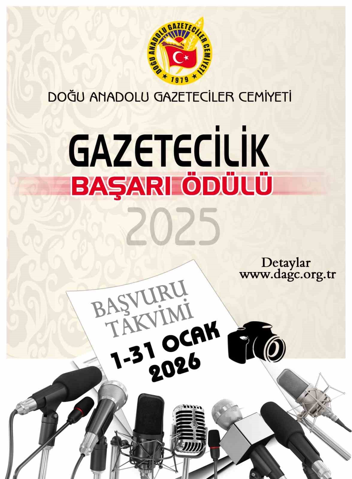 DAGC gazetecileri ödüllendirecek