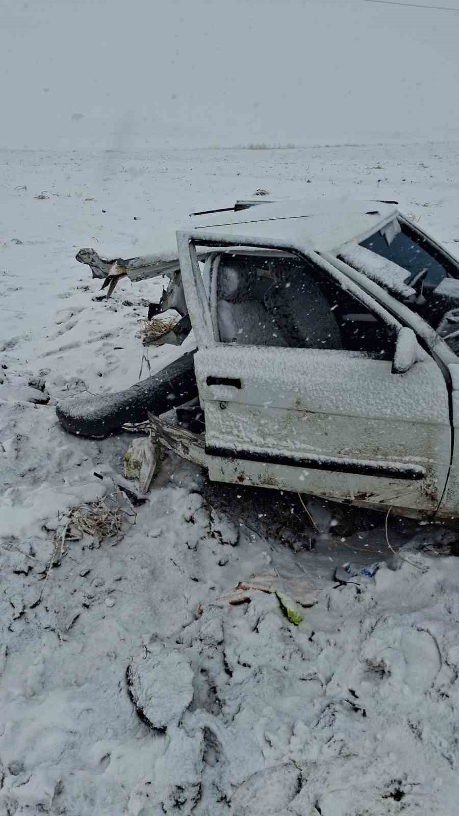 Tomarza’da trafik kazası: 2 yaralı