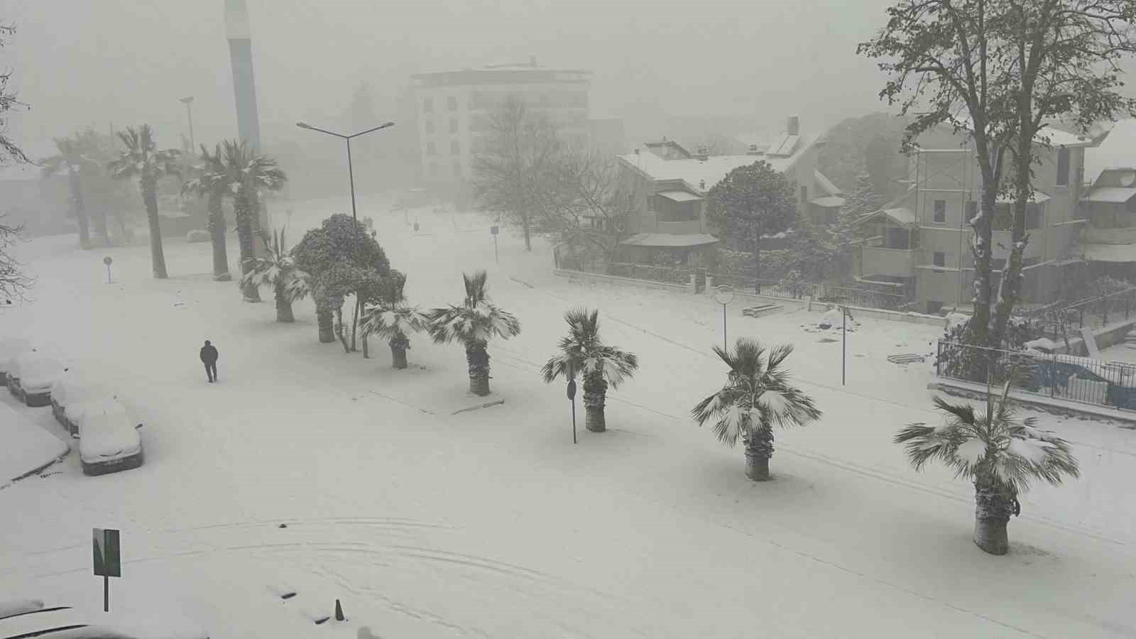 Düzce yeni yıla karla girdi