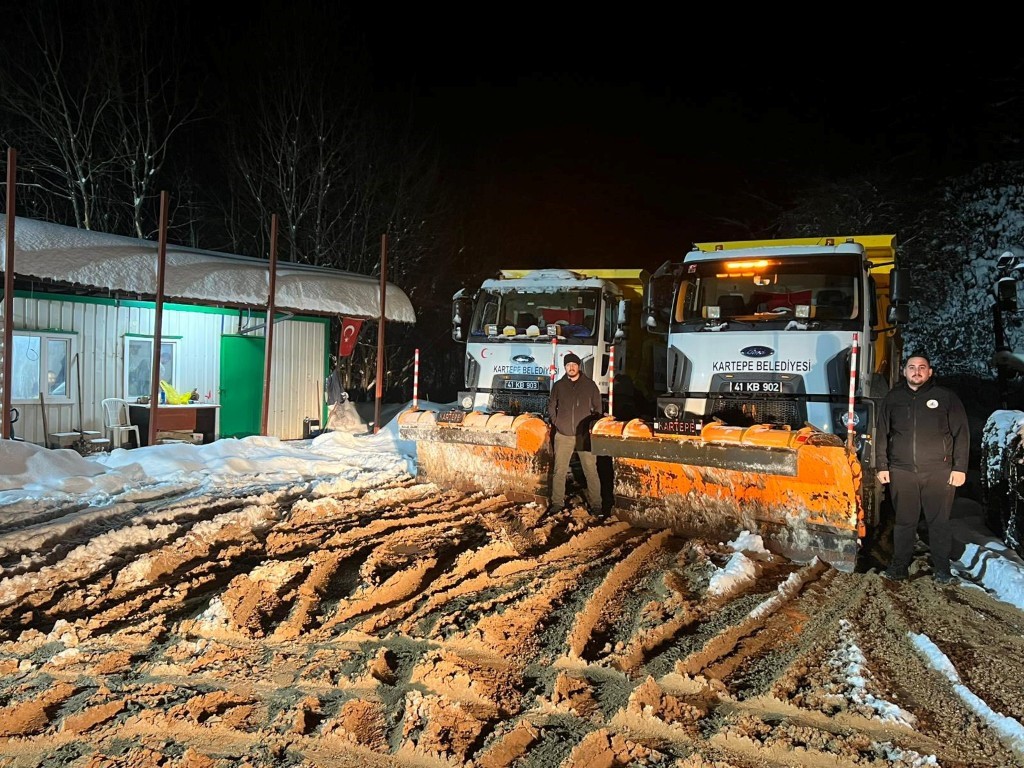 Kartepe&rsquo;de yeni yıl mesaisi
