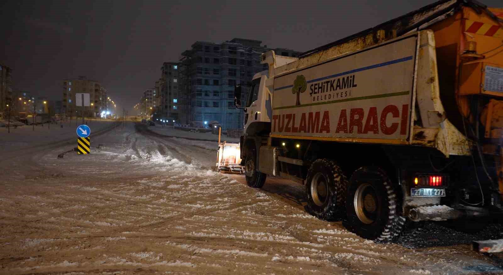 Şehitkamil&rsquo;de hayat aksamadı
