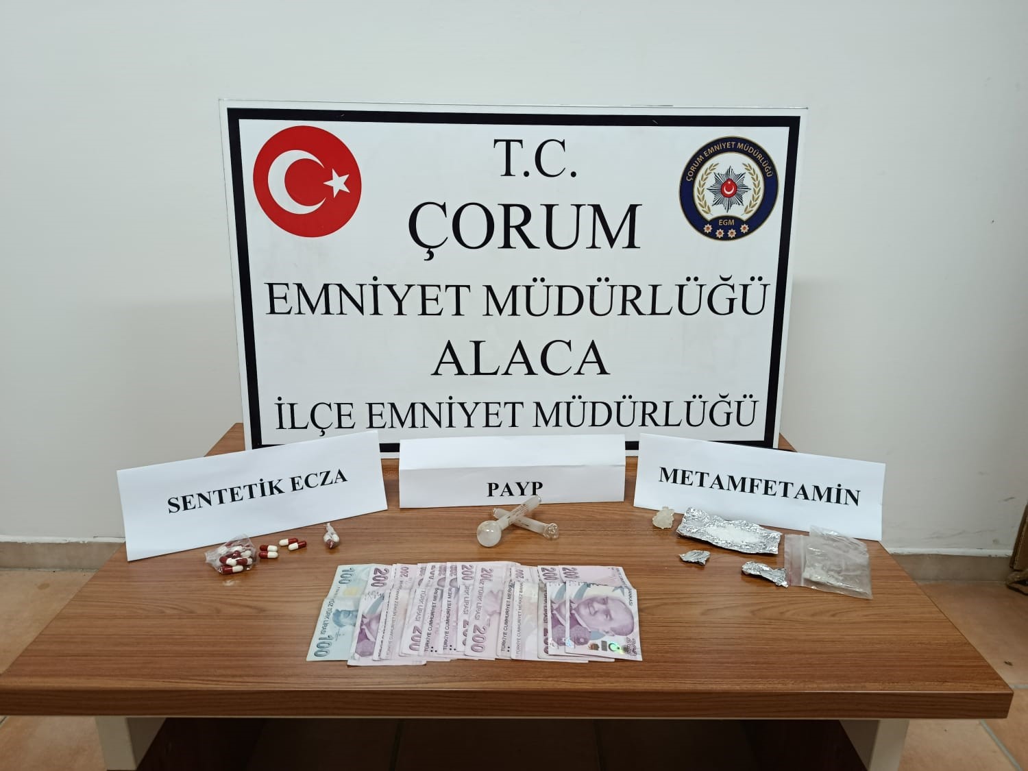 Çorum’da yılbaşı denetimi: 4 gözaltı