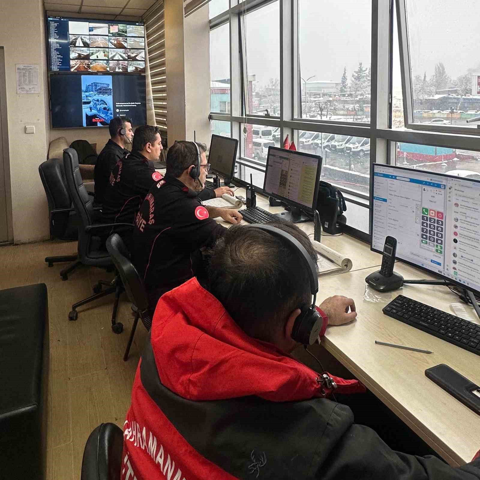 Kahramanmaraş b&uuml;y&uuml;kşehirden 2 bin 287 ihbara m&uuml;dahale
