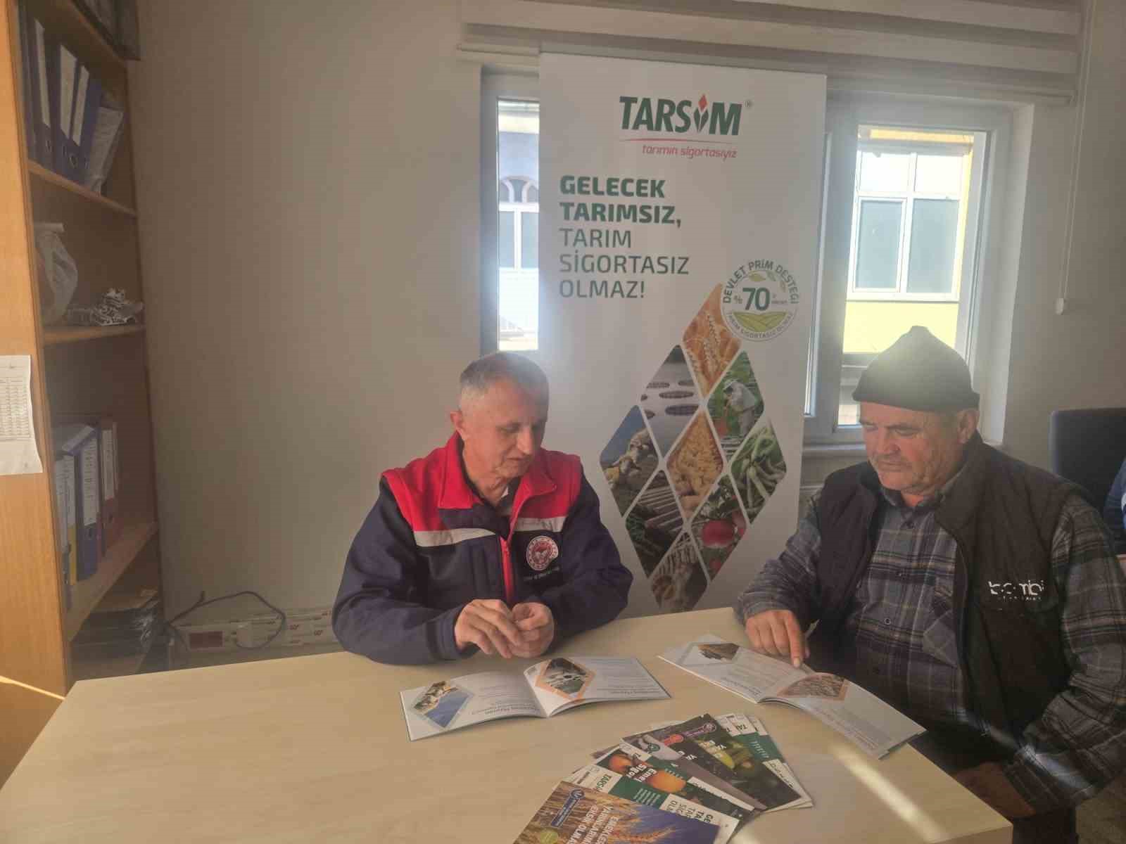 Bozdoğanlı üreticiler, tarım sigortaları konusunda bilgilendirildi