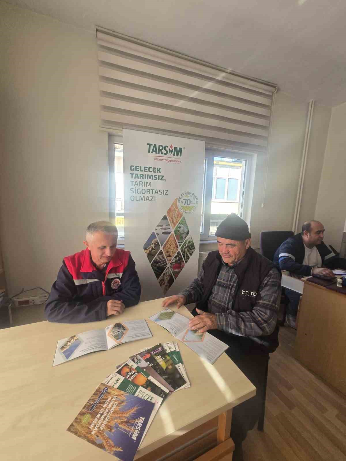 Bozdoğanlı &uuml;reticiler, tarım sigortaları konusunda bilgilendirildi
