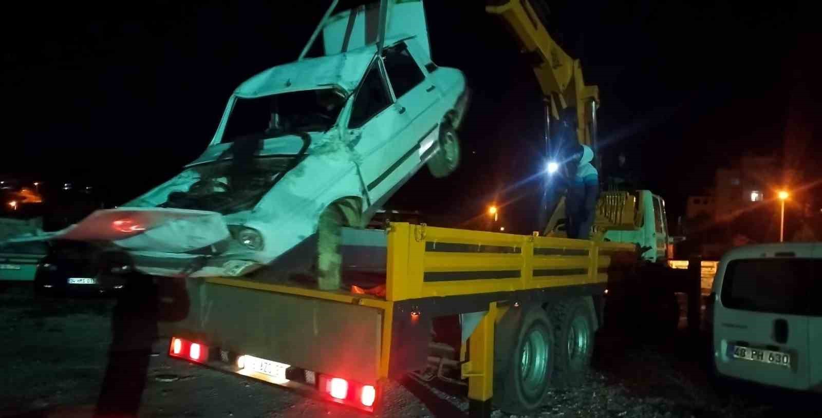 Yatağan’da otomobil şarampole yuvarlandı: 1 ölü