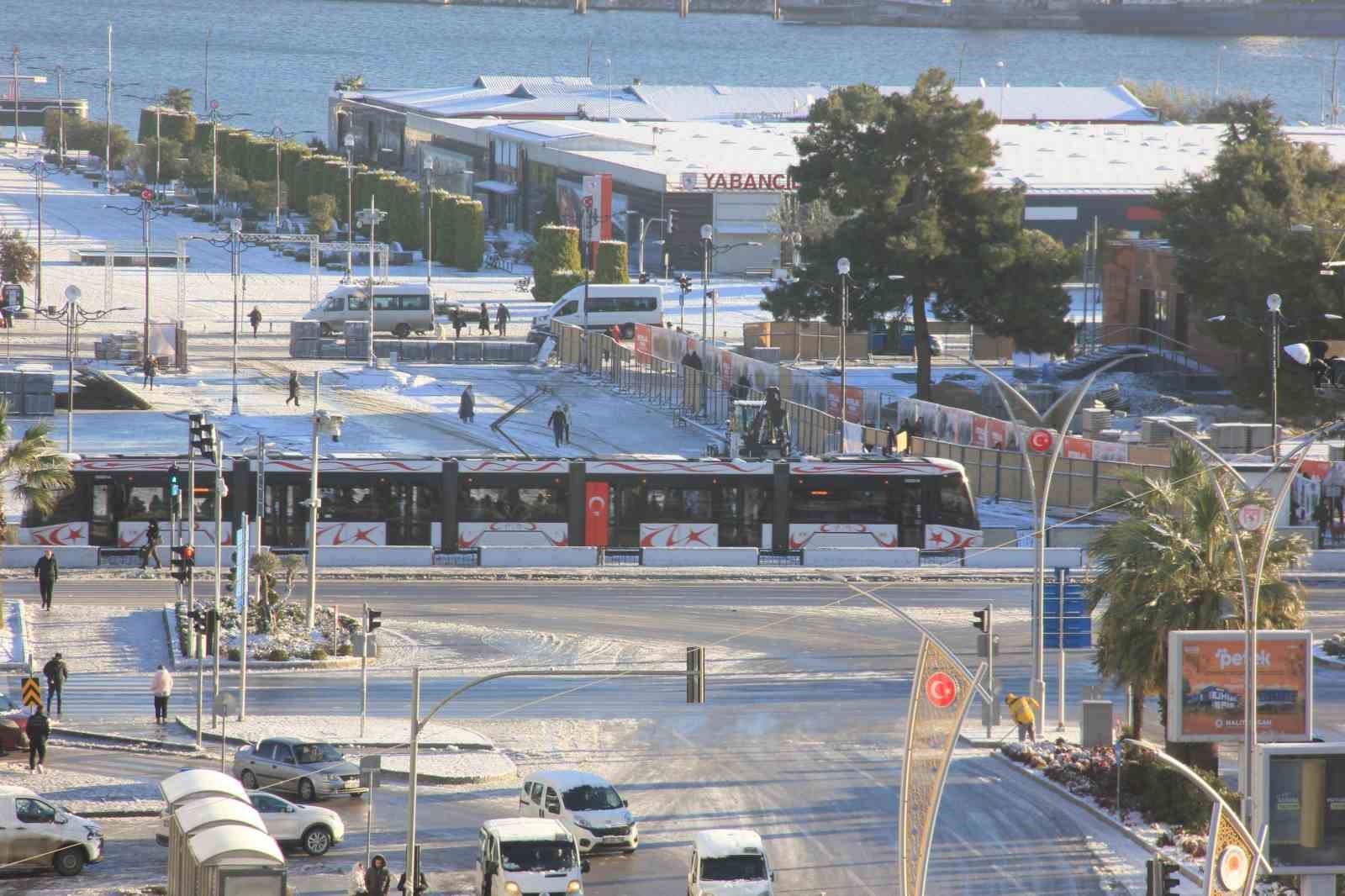 Samsun&rsquo;da kar manzaraları havadan g&ouml;r&uuml;nt&uuml;lendi
