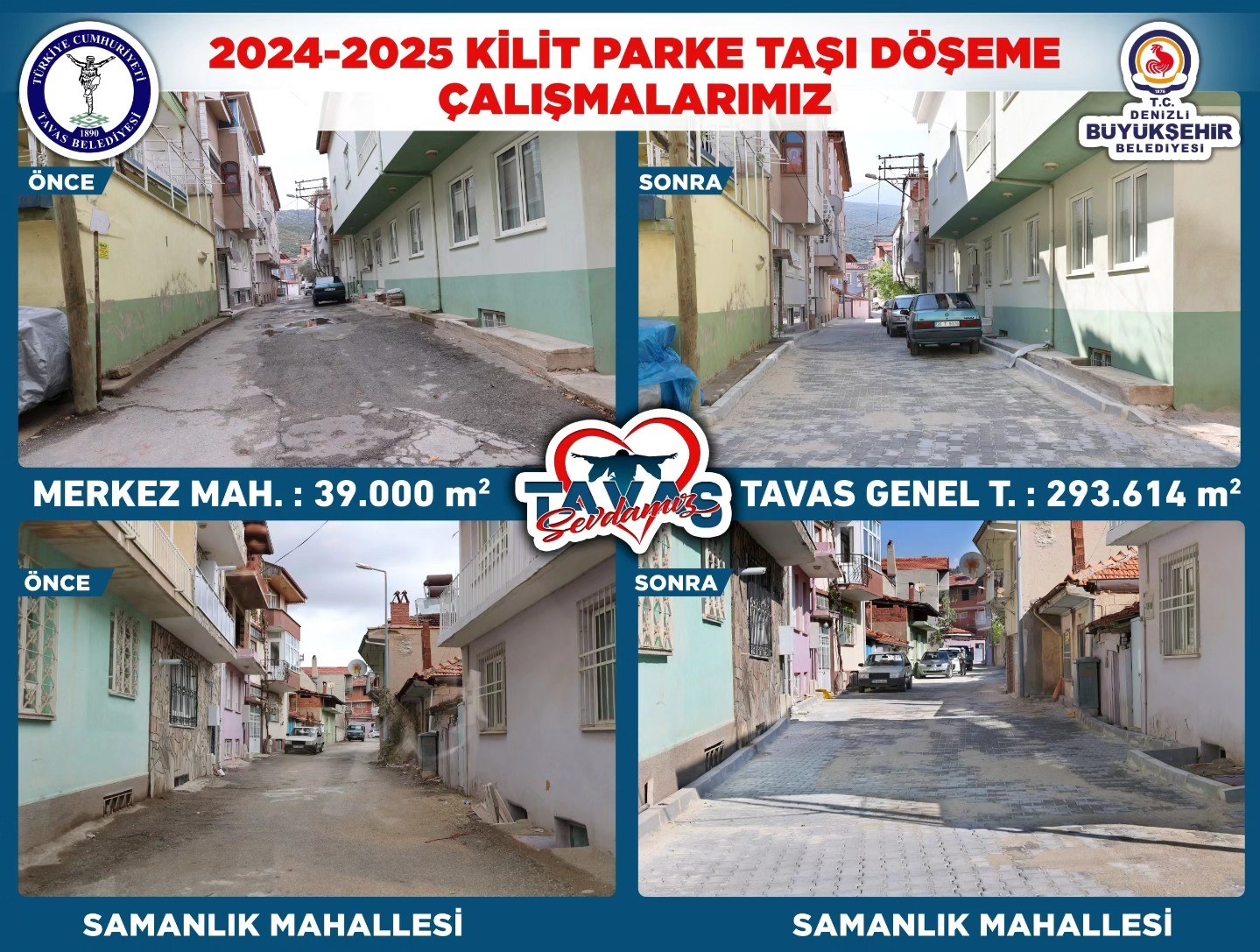 Tavas&rsquo;ta 2024-2025 yıllarında &uuml;st yapıya b&uuml;y&uuml;k yatırım yapıldı
