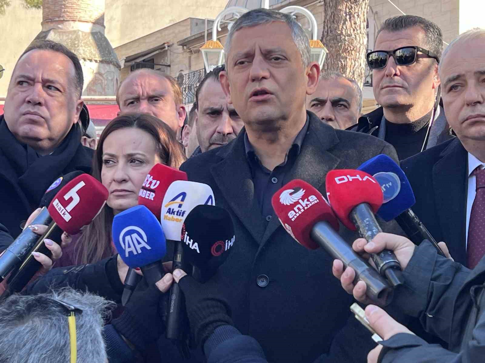 CHP Genel Başkanı Özel: "Suriye’deki istikrarsızlığın kimseye faydası yok"