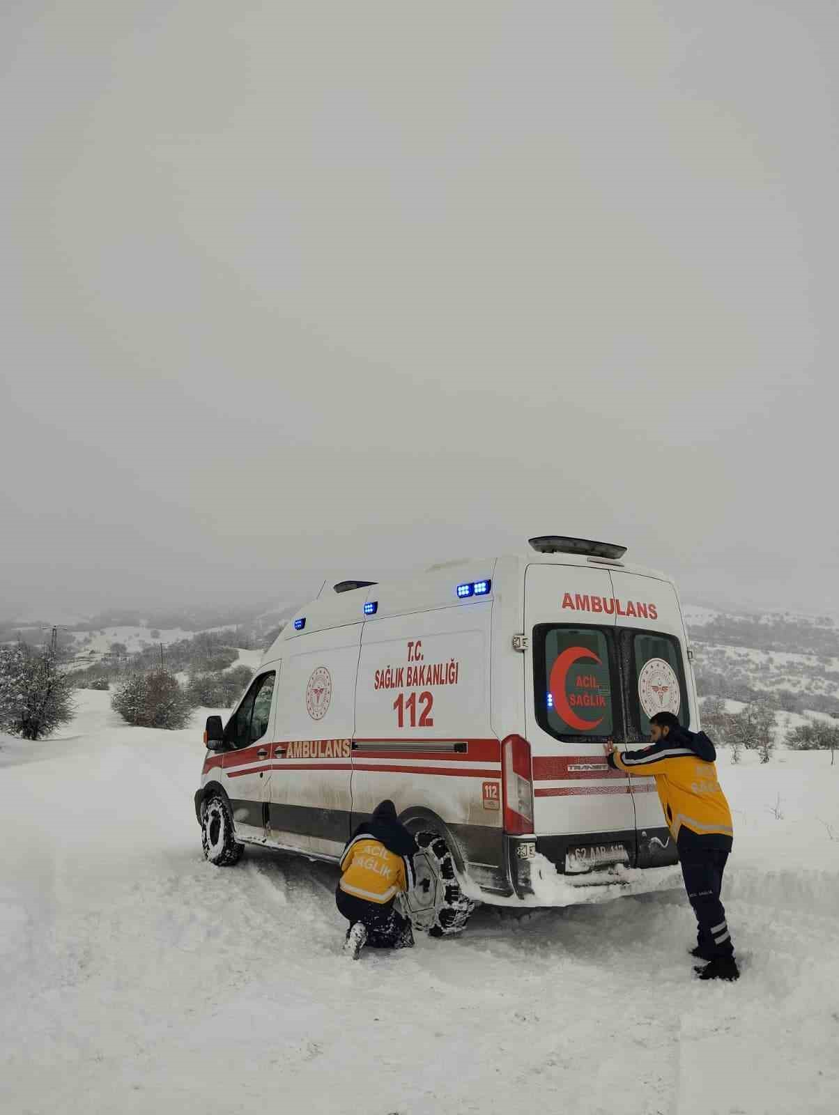 Tunceli’de kanser hastası için ekipler seferber oldu