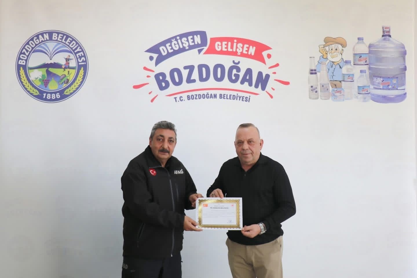 Aydın Valiliği’nden Bozdoğan Belediyesi’ne teşekkür