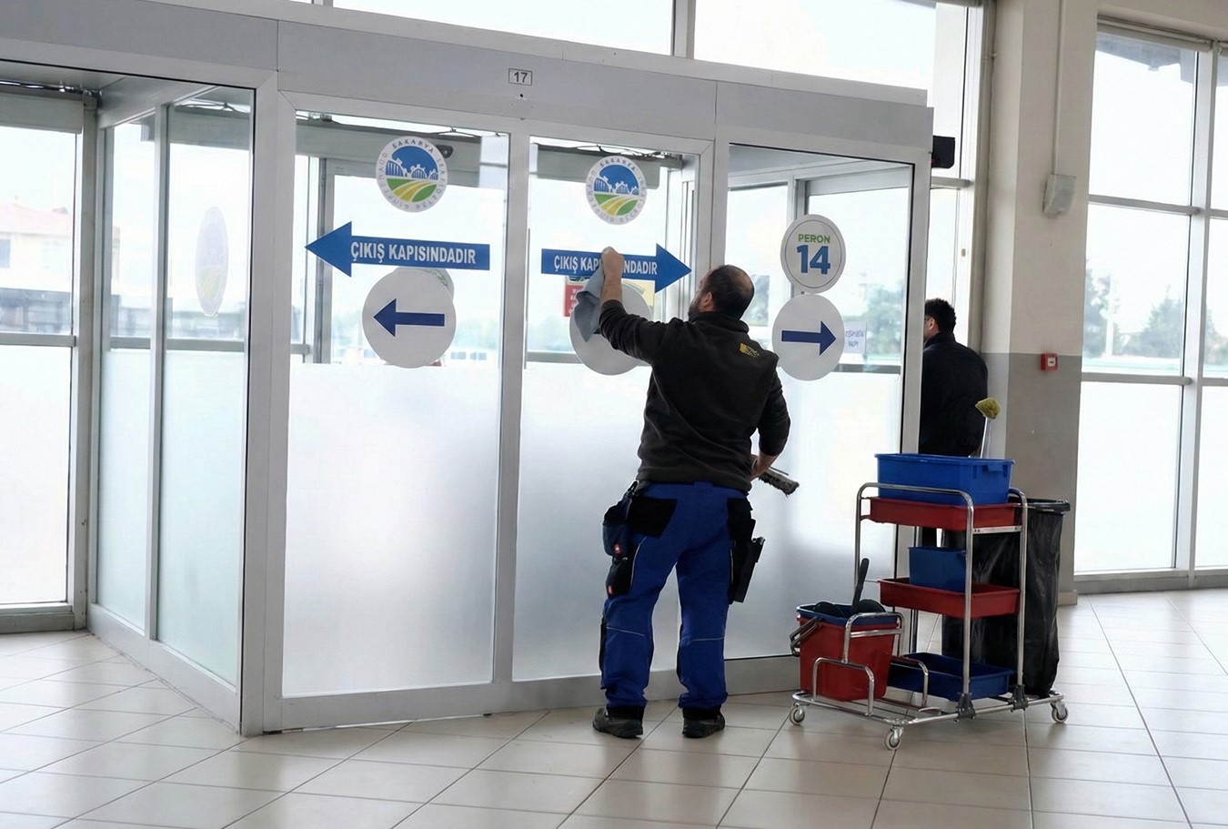 Şehirlerarası Otobüs Terminali’nde genel temizlik çalışması yapıldı