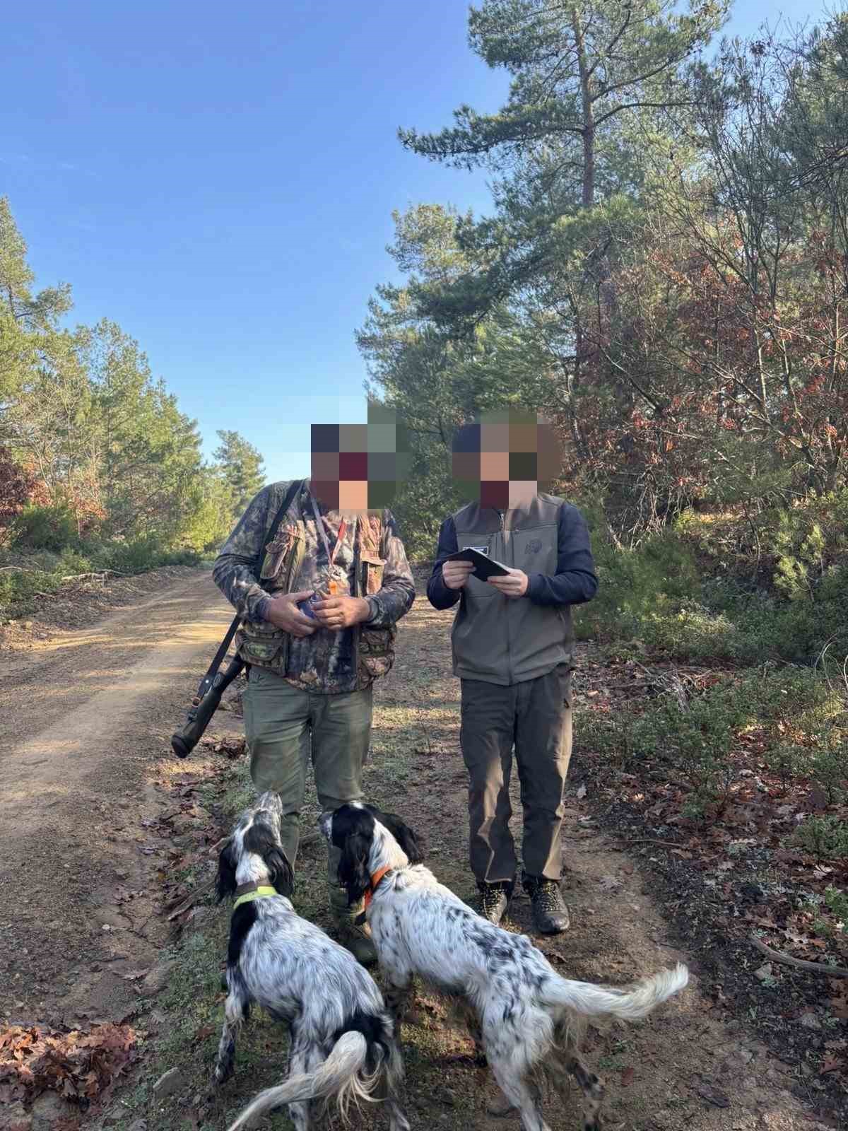 Çanakkale’de belgesiz avcılık yapan 2 kişiye 14 bin 294 TL ceza kesildi