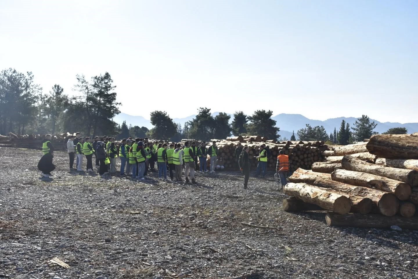 K&ouml;yceğiz Meslek Y&uuml;ksek Okulu &ouml;ğrencileri eğitimlerini arazide s&uuml;rd&uuml;r&uuml;yor
