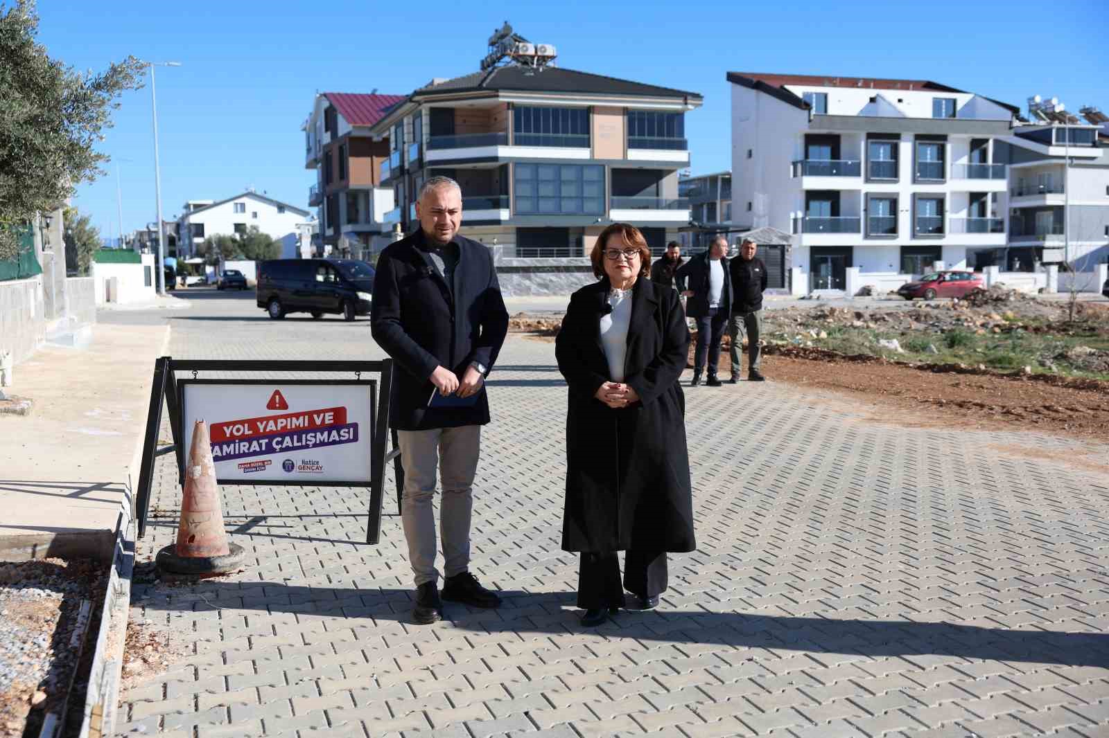 Yeni yıla hızlı başlayan Başkan Gençay, çalışmaları inceledi