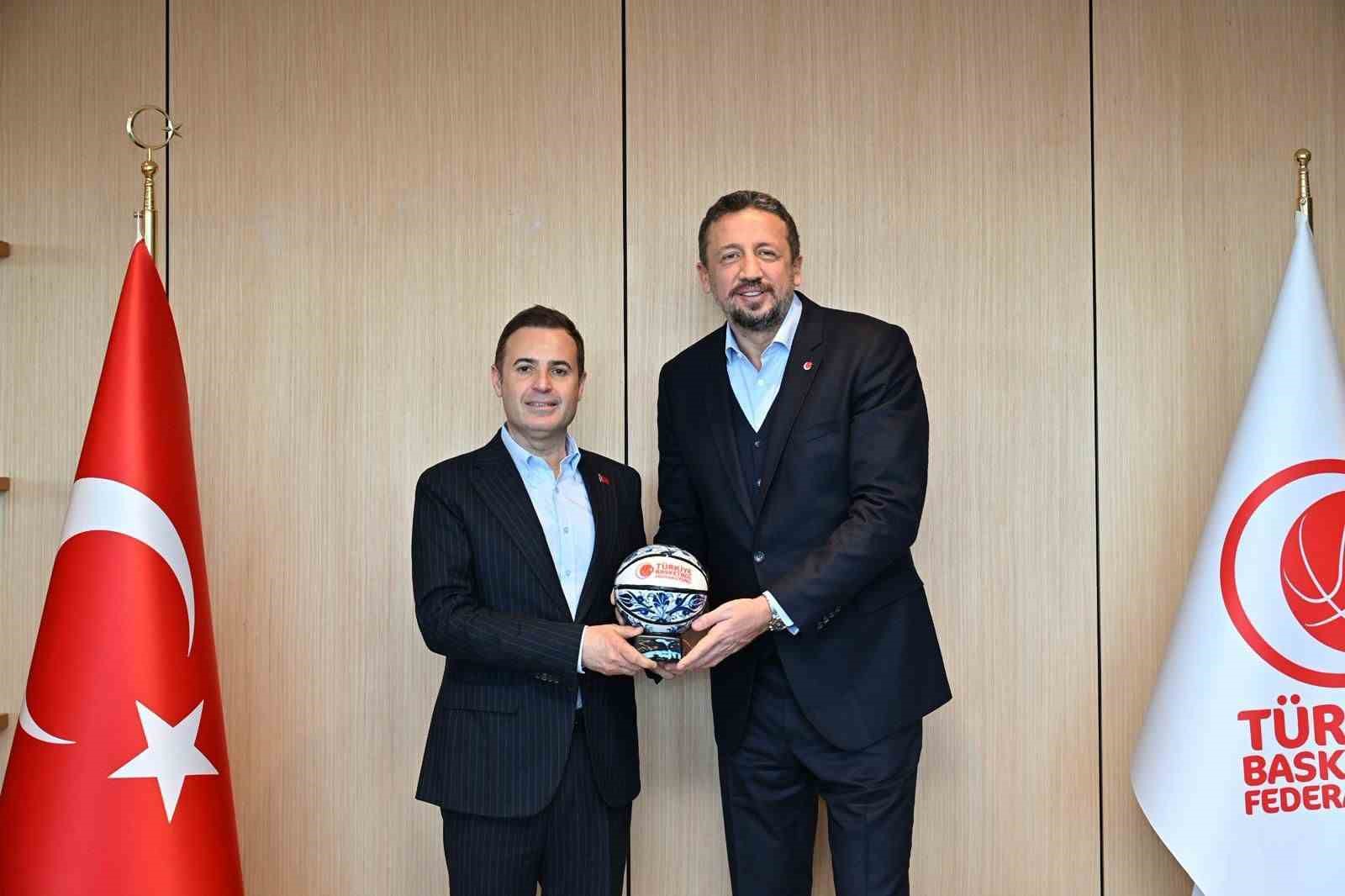 Balıkesir basketbolu için Başkan Ahmet Akın’dan TBF’ye önemli ziyaret