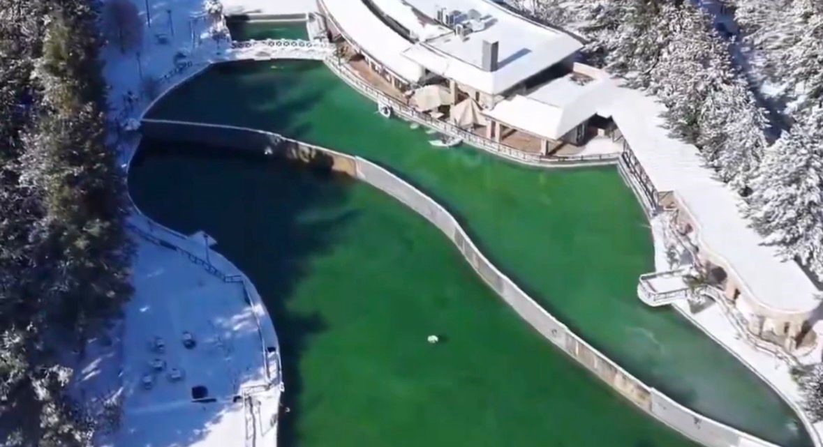 Kar yağışı sonrası Gaziantep’te kartpostallık görüntüler