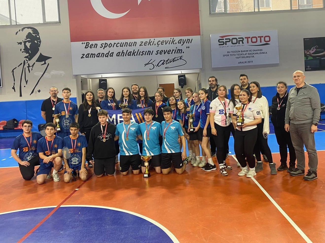 Eskişehir’de badminton heyecanı sona erdi