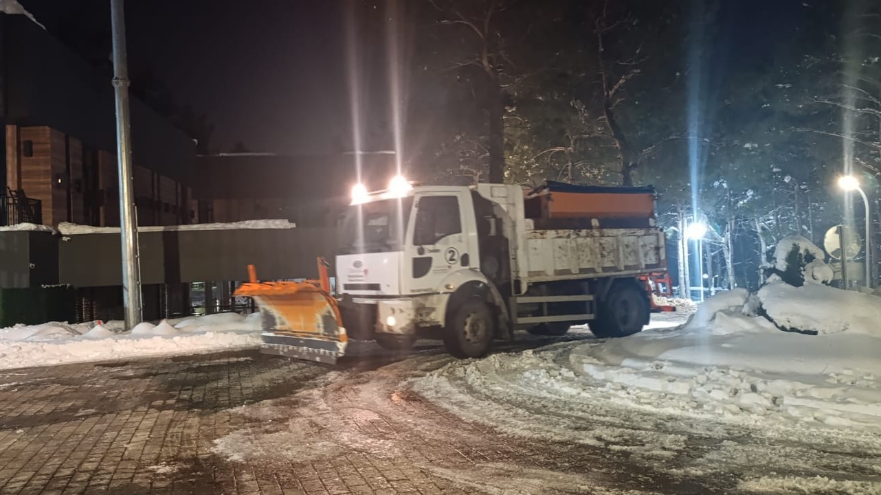 Kahramanmaraş’ta kar temizliği