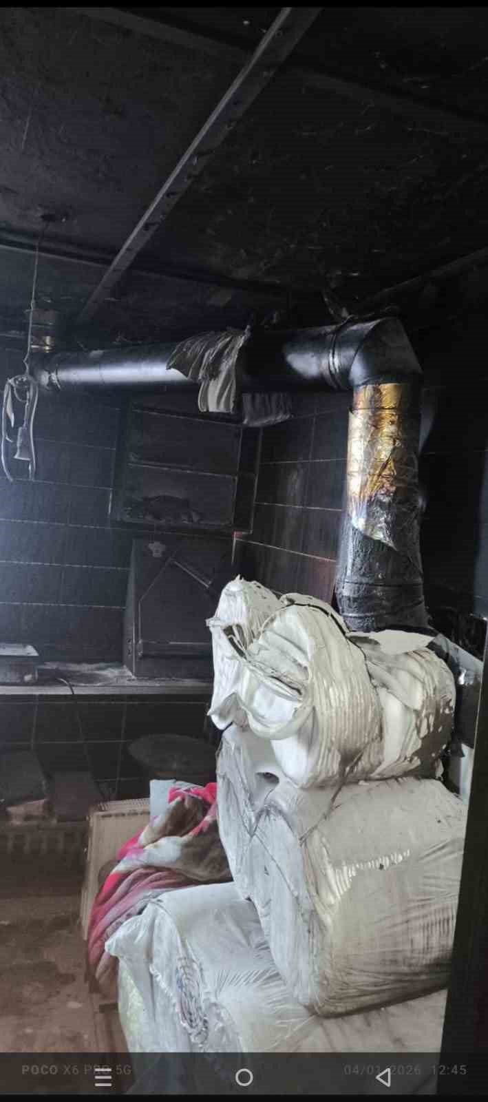 Bitlis&rsquo;te bir iş yerinde yangın &ccedil;ıktı
