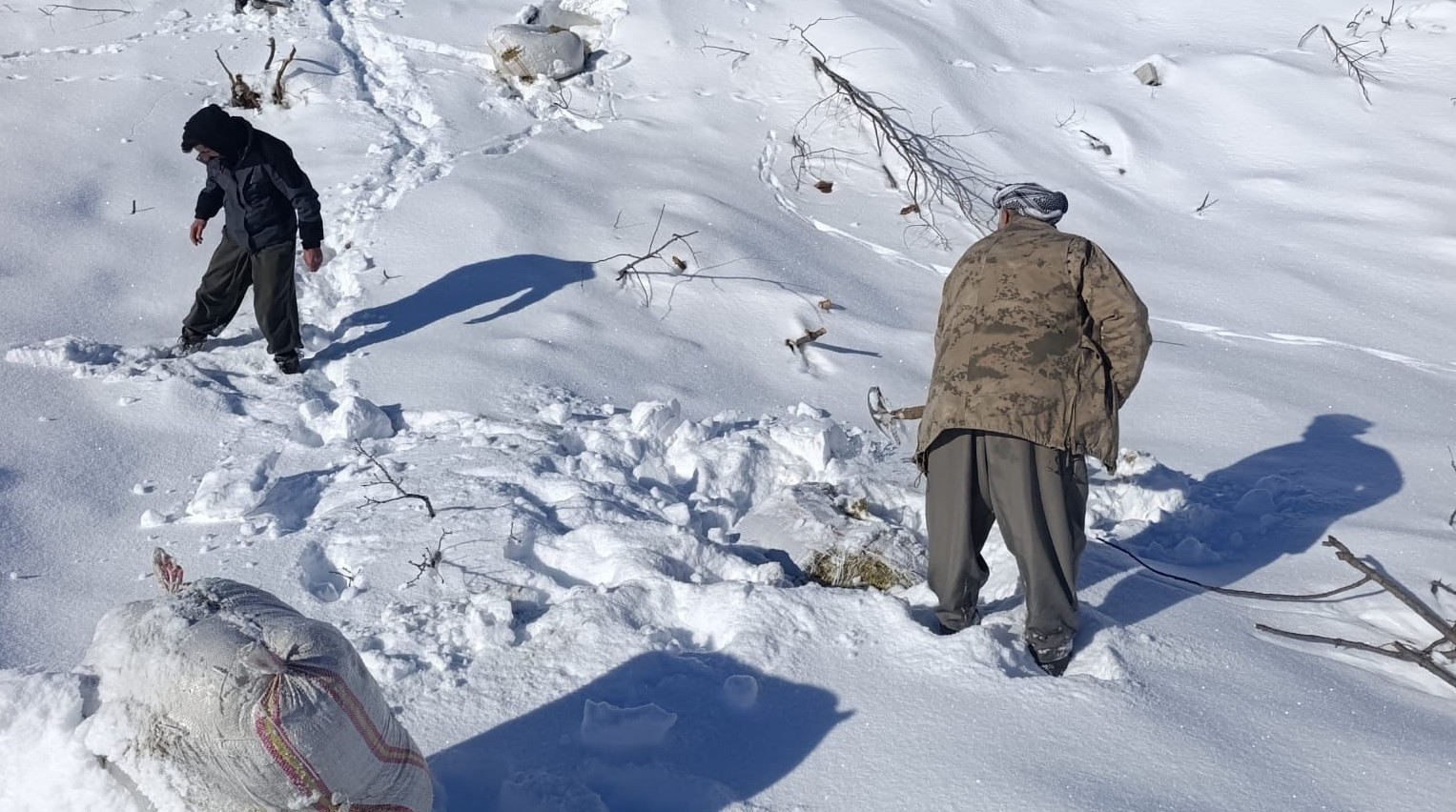 Ahırların &uuml;zerine &ccedil;ığ d&uuml;şt&uuml;, k&uuml;&ccedil;&uuml;kbaş hayvanlar telef oldu
