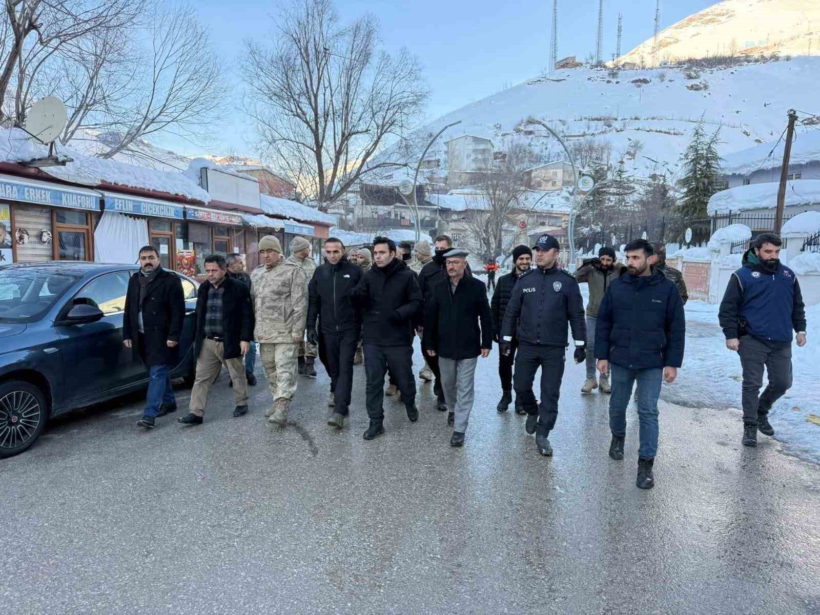 &Ccedil;atak&rsquo;ta &ccedil;ığ afeti sonrası saha incelemesi yapıldı
