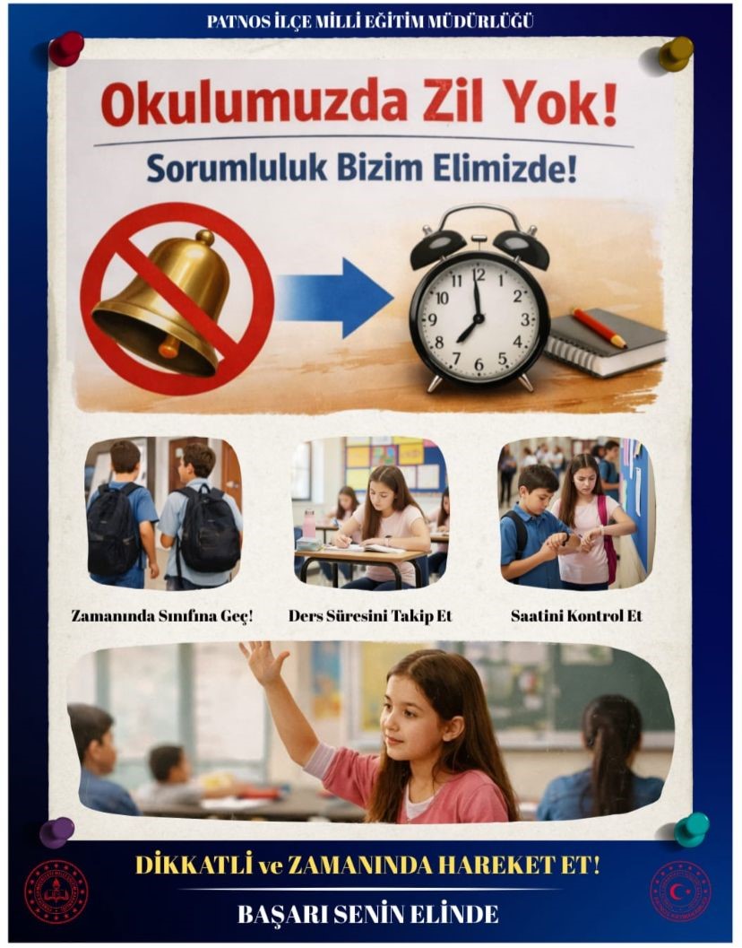 Patnos’ta zilsiz eğitim dönemi başlıyor