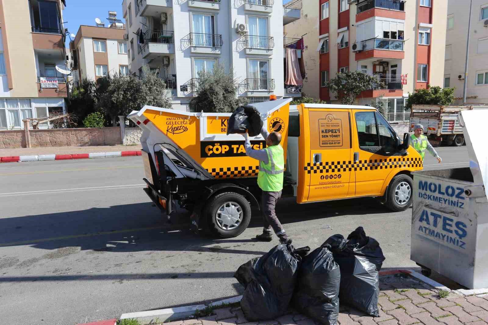 Kepez’den 2025’te, 248 bin 403 ton çöp toplandı