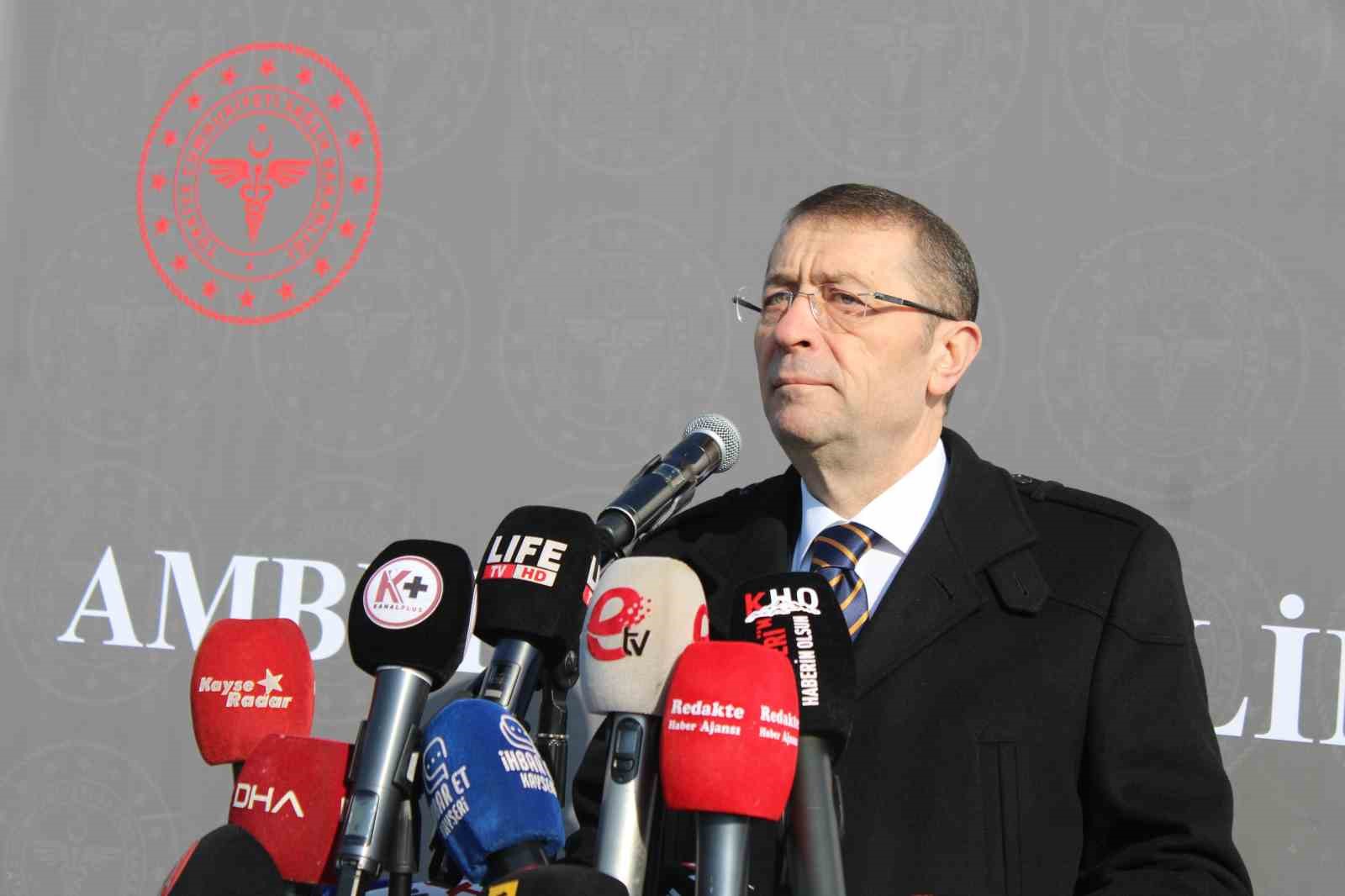 Kayseri’de 12 ambulans daha hizmete başladı