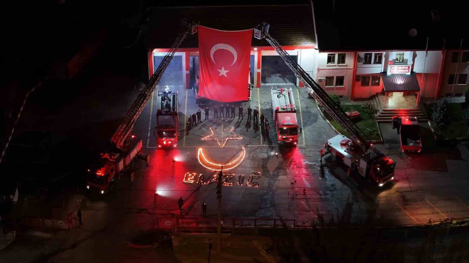 Elazığ itfaiyesi bir yılda, 2 bin 909 olaya m&uuml;dahale etti
