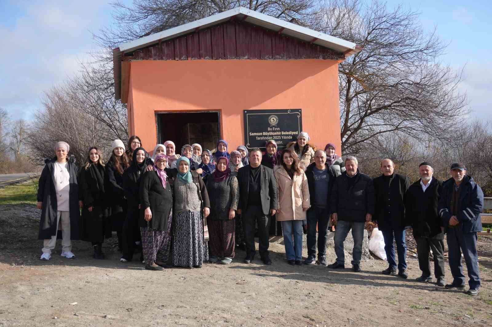 Samsun’da kırsal mahalleler için ’Köy Fırınları Projesi’: 10 fırın inşa edildi