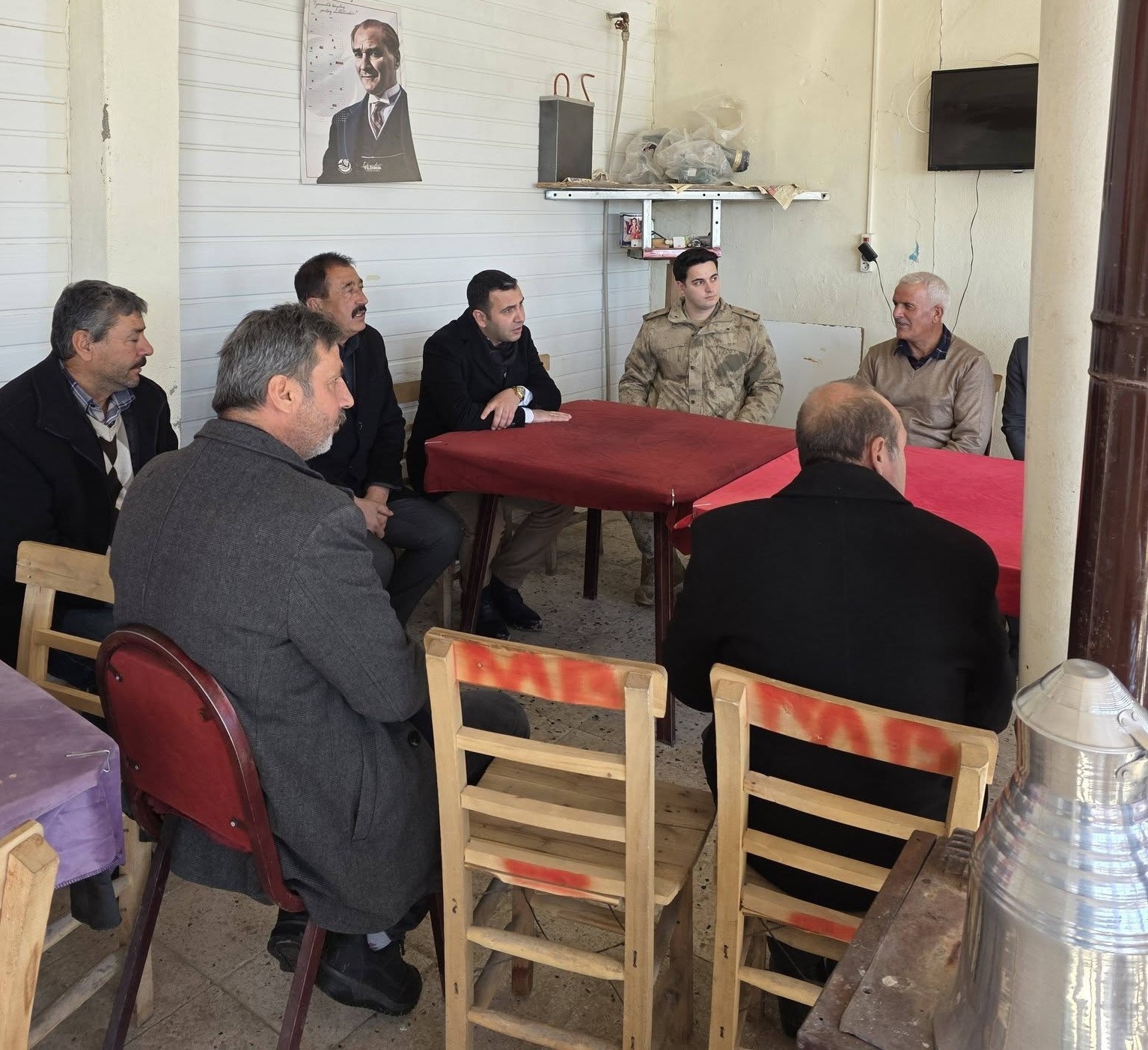 G&ouml;lbaşı Kaymakamı Algın&rsquo;dan Harmanlı Belediyesi&rsquo;ne ziyaret
