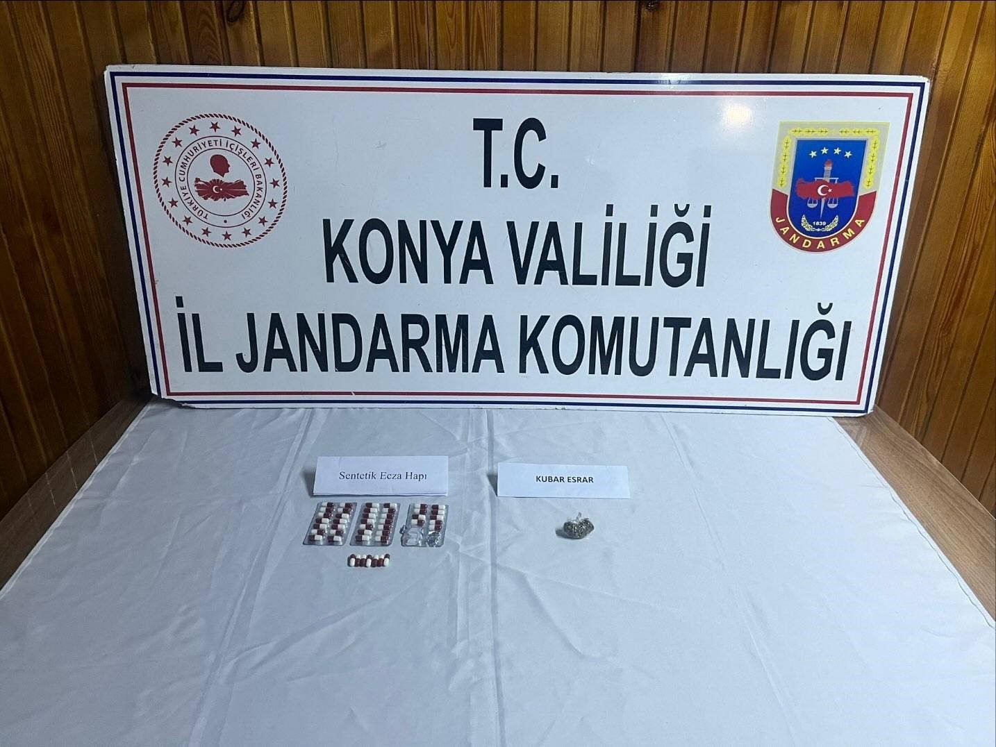 Konya’da jandarmadan uyuşturucu operasyonları: 7 tutuklama