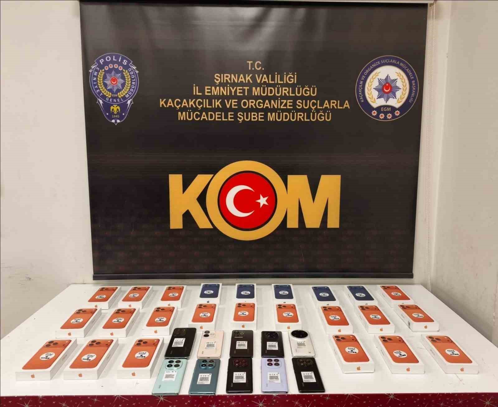 Şırnak’ta narkotik ve kaçakçılık operasyonu: 3 tutuklama