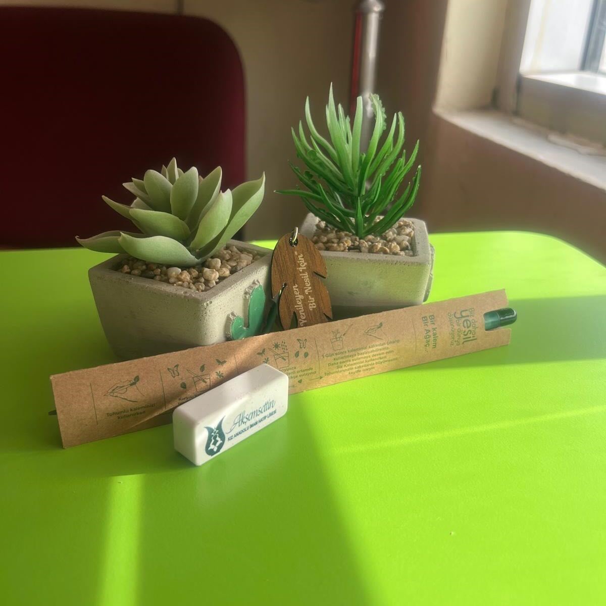 Akşemsettin Kız Anadolu İmam Hatip Lisesi&rsquo;nde &ouml;ğrencilere "Tohumlu Kalem" s&uuml;rprizi
