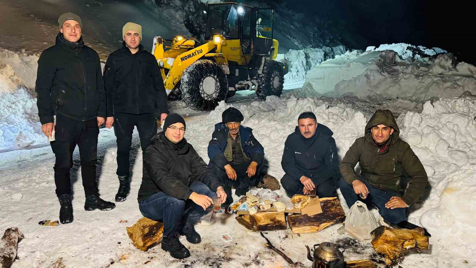 10 metre karda çalışma