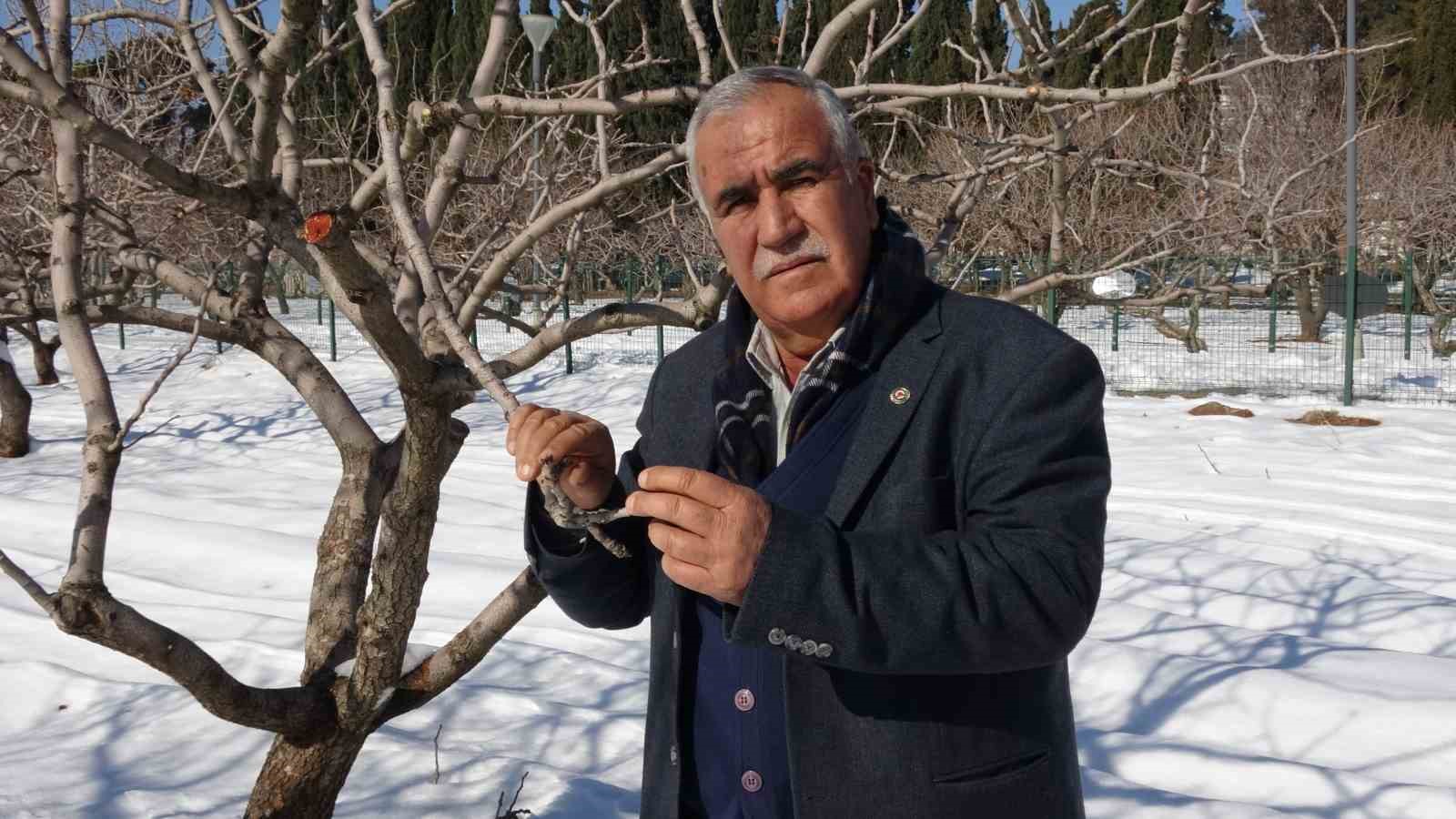 Kar yağışı Gaziantep&rsquo;te &ccedil;ift&ccedil;inin y&uuml;z&uuml;n&uuml; g&uuml;ld&uuml;rd&uuml;
