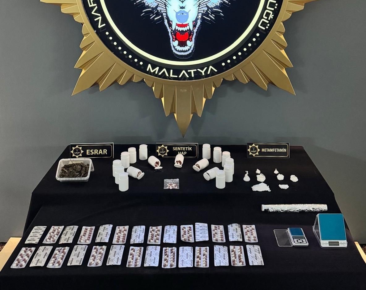 Malatya’da uyuşturucu operasyonu: 14 gözaltı