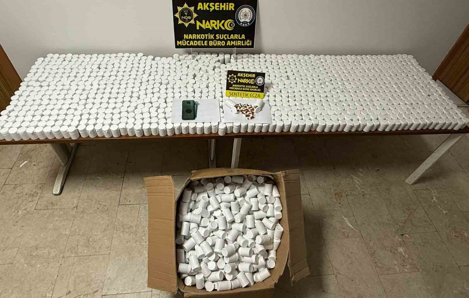Akşehir’de 10 milyon liralık uyuşturucu operasyonu