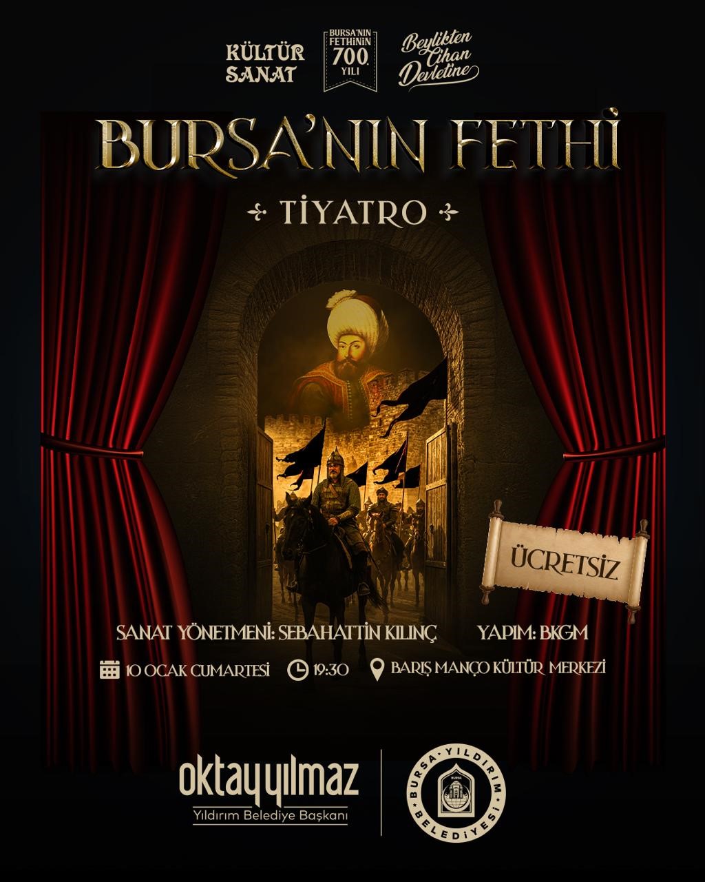Bursa’nın fethi Yıldırım’da konuşulacak
