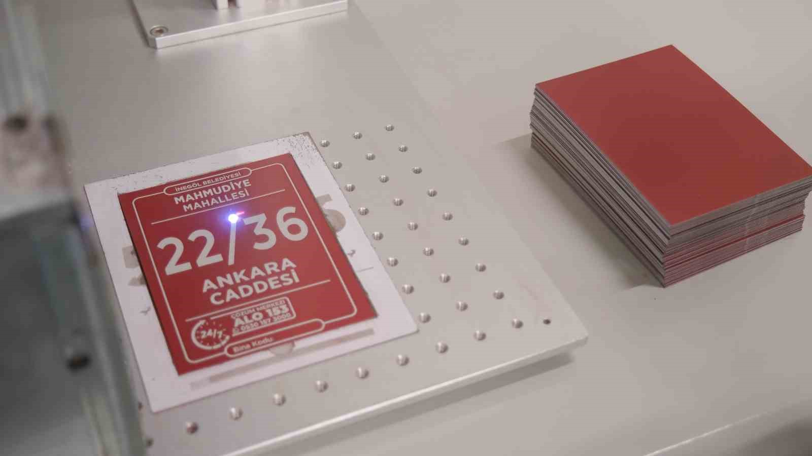 İneg&ouml;l&rsquo;de yapılar kimlikleniyor
