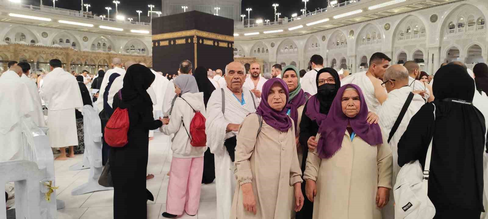 Denizlili umreciler Mekke’de ilk umre ibadeti gerçekleştirildi