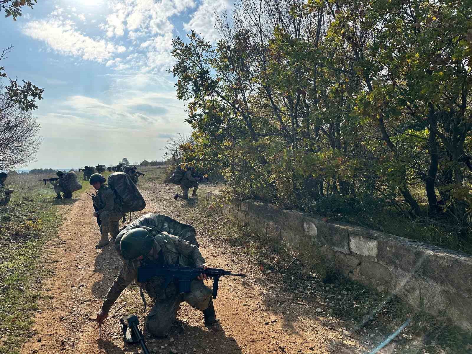 Kırklareli’nde komandolar nefes kesti