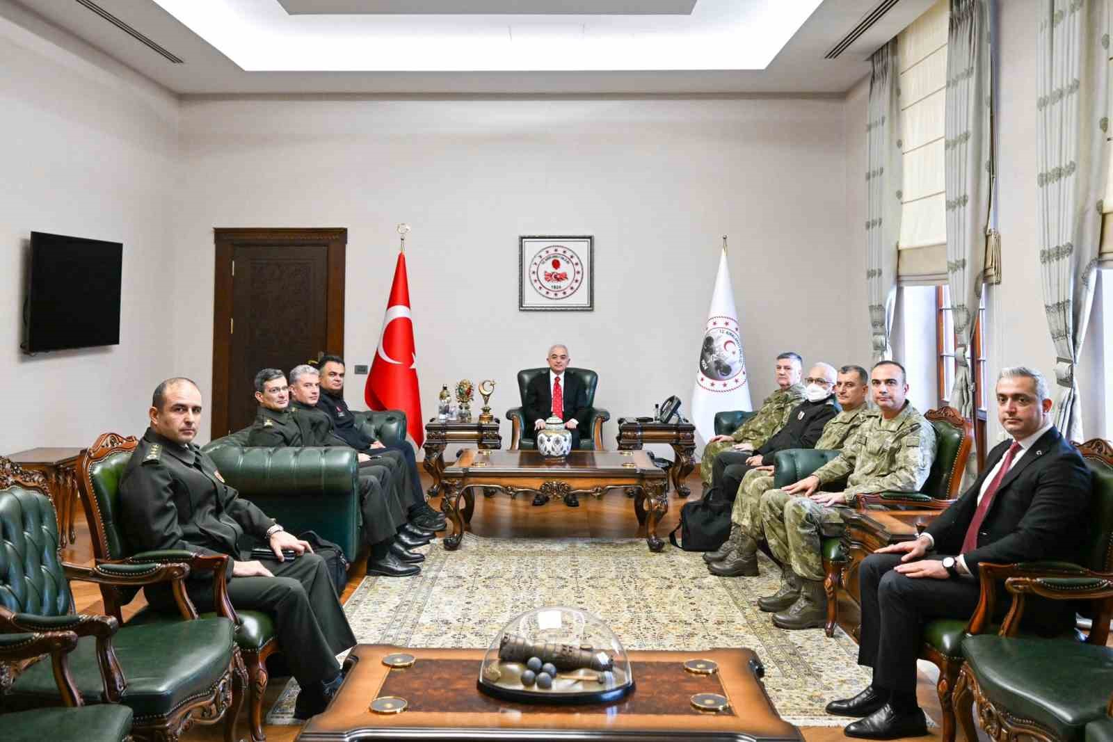 5’inci Kolordu Komutanı Tümgeneral Aksoytürk ve beraberindeki heyet Kırklareli’nde