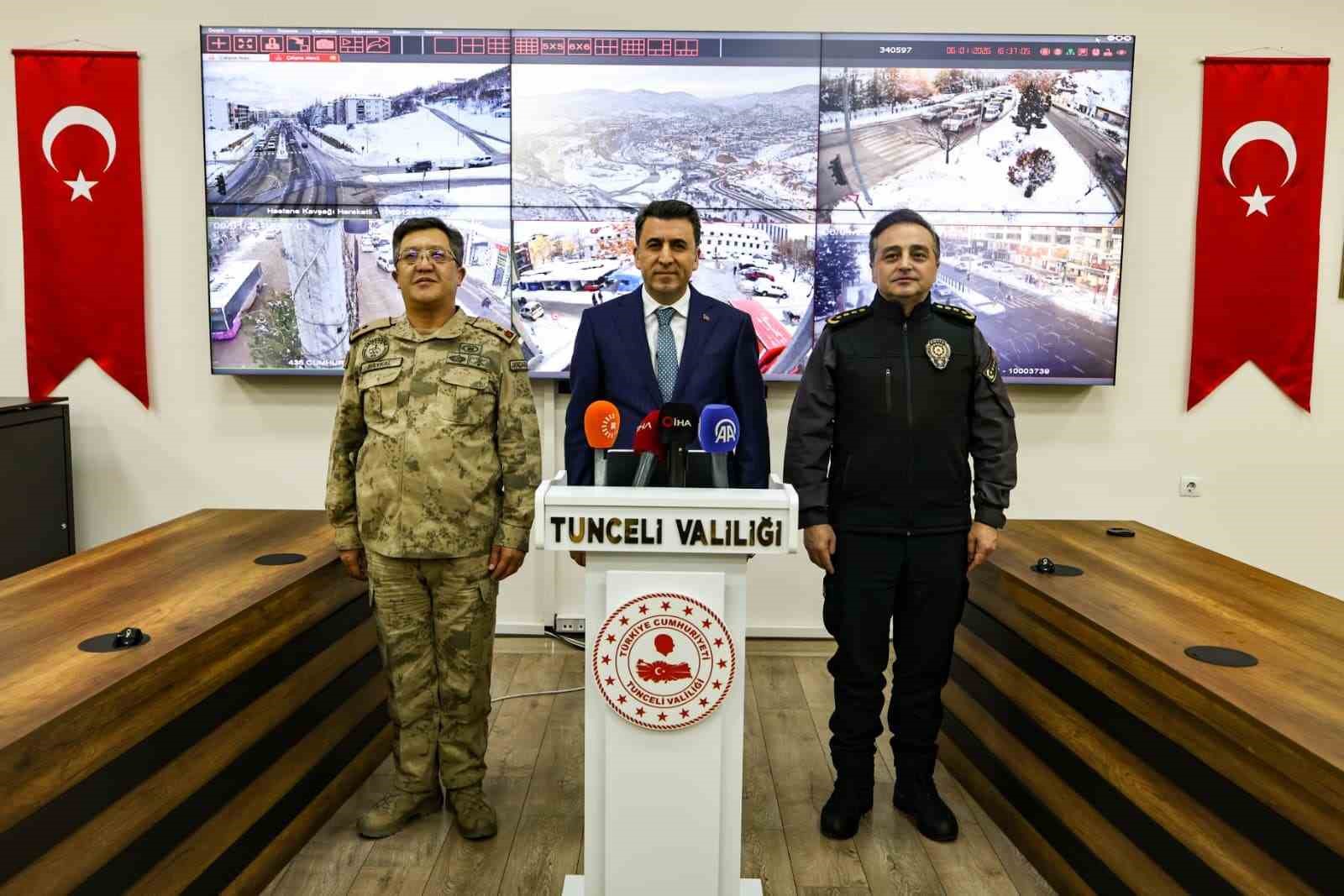 Huzur şehri Tunceli&rsquo;de olayların y&uuml;zde 99,8&rsquo;i aydınlatıldı
