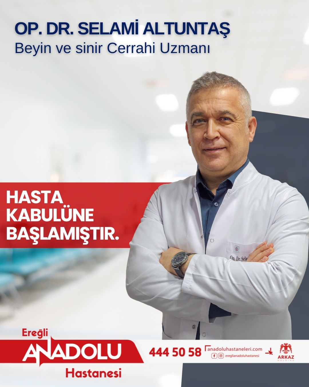 Op. Dr. Selami Altuntaş göreve başladı