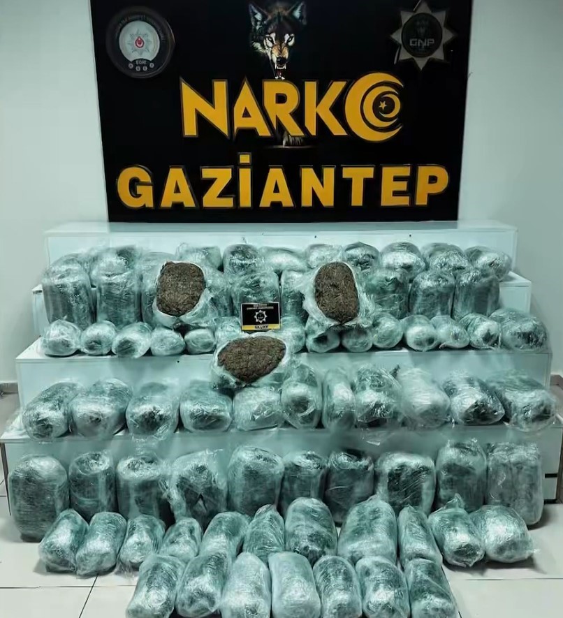 Gaziantep&rsquo;te 2025&rsquo;te 612 kilo uyuşturucu madde ele ge&ccedil;irildi
