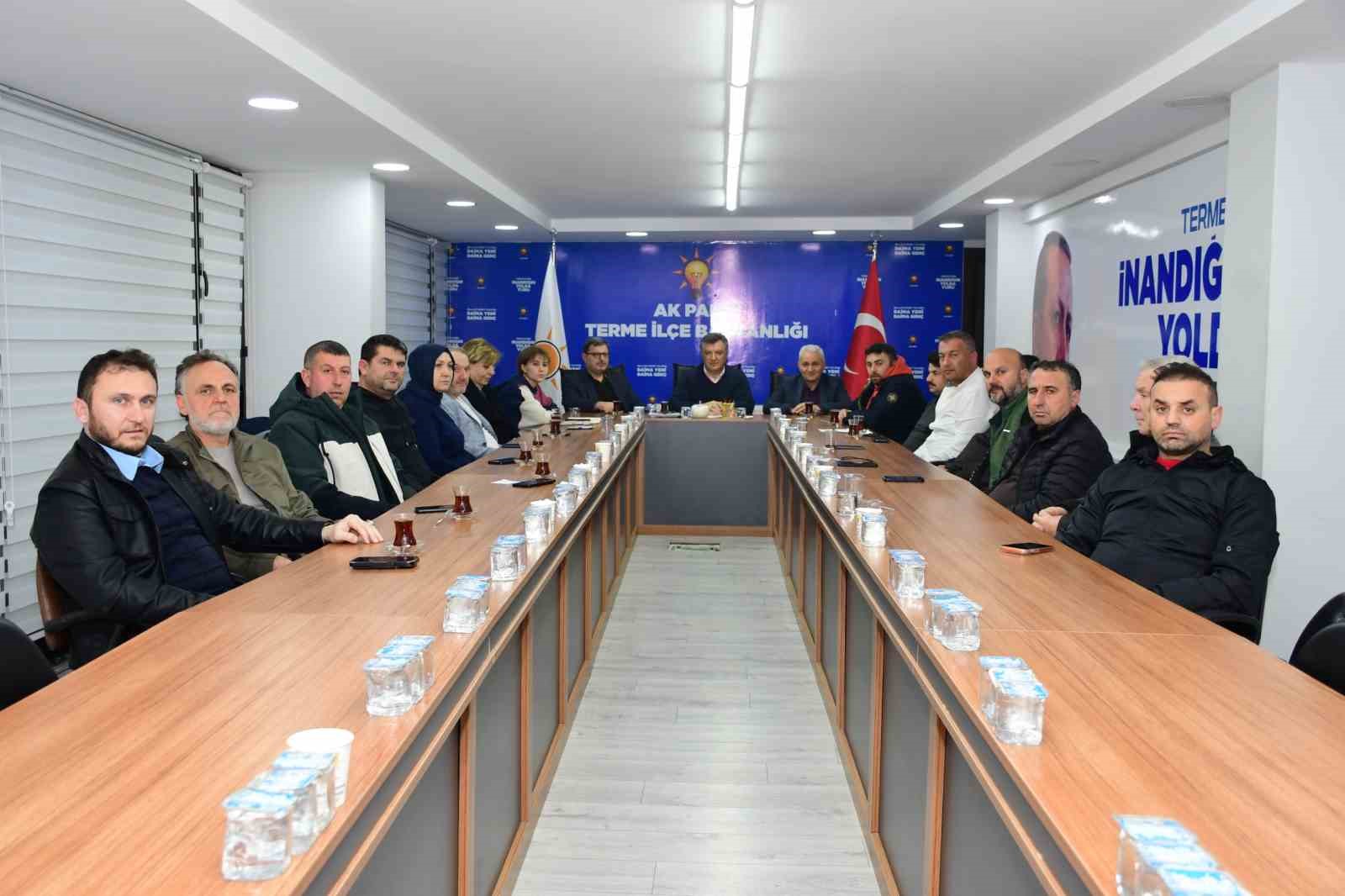 AK Parti Terme İl Başkanı Baş: "Hizmetin şahidiyiz, başkanımızın yanındayız"
