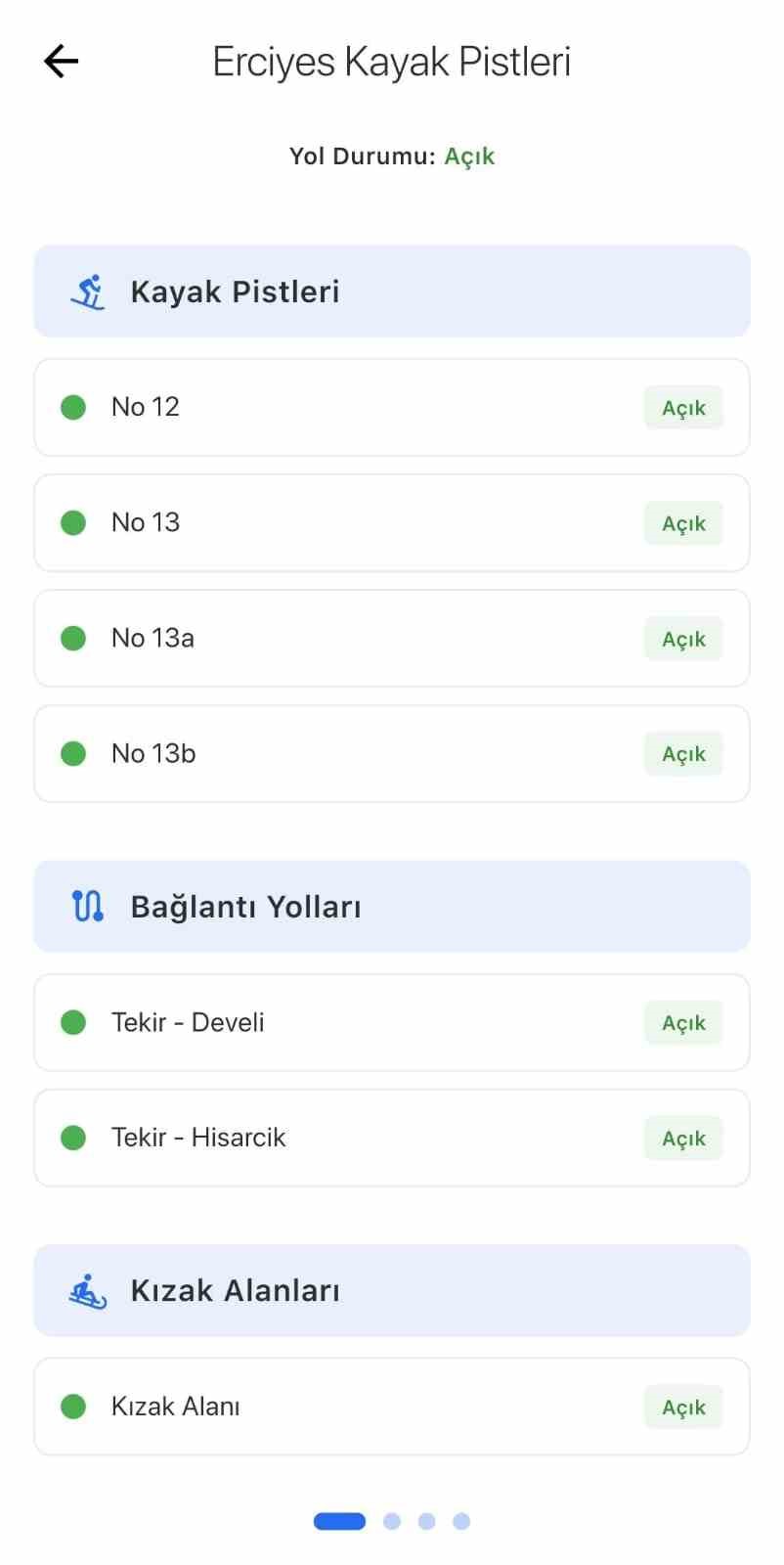 Erciyes Kayak Merkezi, &rsquo;Akıllı Şehir Kayseri&rsquo; mobil uygulamasında
